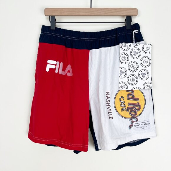 GOAT Vintage Reworked Handmade Sporty Athletic Shorts Sporty Hand Made in Canada - Picture 6 of 6